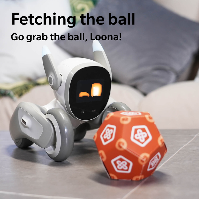 Loona Premium Smart Robot, AI PETBOT s nabíjacou stanicou, KEYi Tech