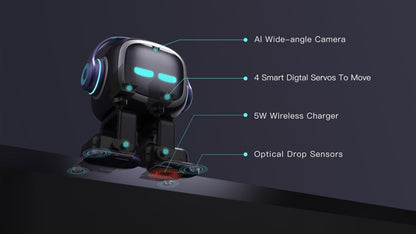 EMO Go Home Robot, AI desktopový maznáčik s nabíjacou dokovacou stanicou, Living.AI
